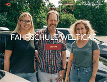 Tablet Screenshot of fahrschule-welticke.de